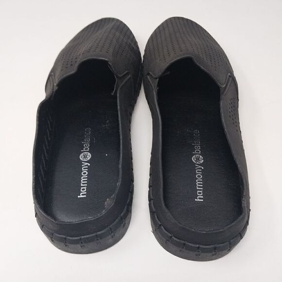 HARMONY BALANCE BLACK MULES/SLIDES. New w/o tags. - Picture 7 of 9